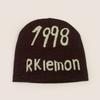 Autumn And Winter Simple Jacquard 1998 Letter Knitted Hat For Men And Women Warm Casual Cold Hat Pullover Hat