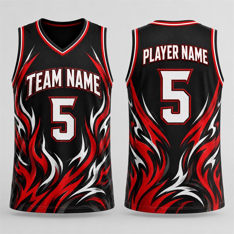 Fashion Custom Basketball Jersey Free DIY Name Team Name Number 3D Printed Sports Vest Loose Quick Dry Team Uniforms