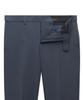 MUSINSA STANDARD Tapered Turn-Up Hidden Banding Crop Slacks [Blue Gray]