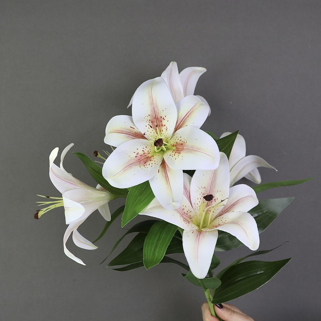 3D Printing Lily Flower Simulation Flower Fake Flower Bouquet Living Room Dining Table Flower Decoration