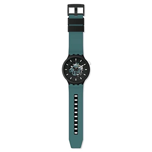 Swatch NIGHT TRIP Uni Watch (Model: SB03B107), Black, Modern