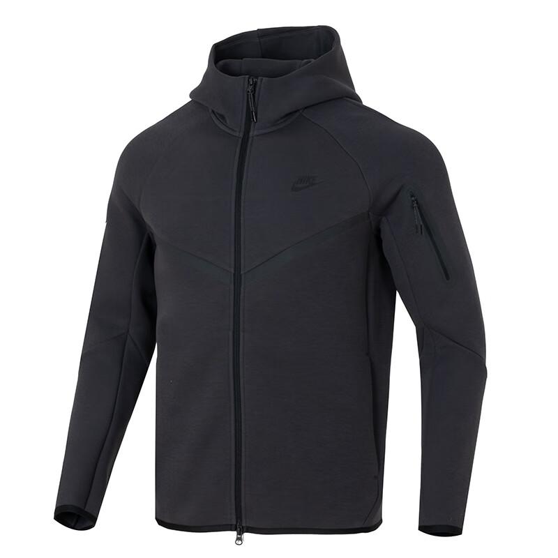 Nike Men s Tech Windrunner Knit Hooded Jacket Black HV0950-060 M