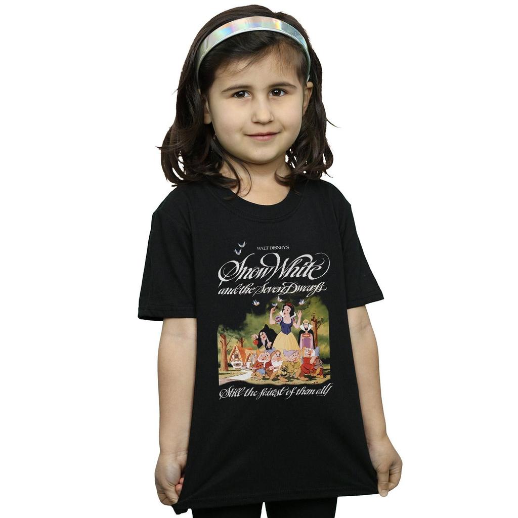 Disney Girls Snow White And The Seven Dwarfs Cotton T-Shirt