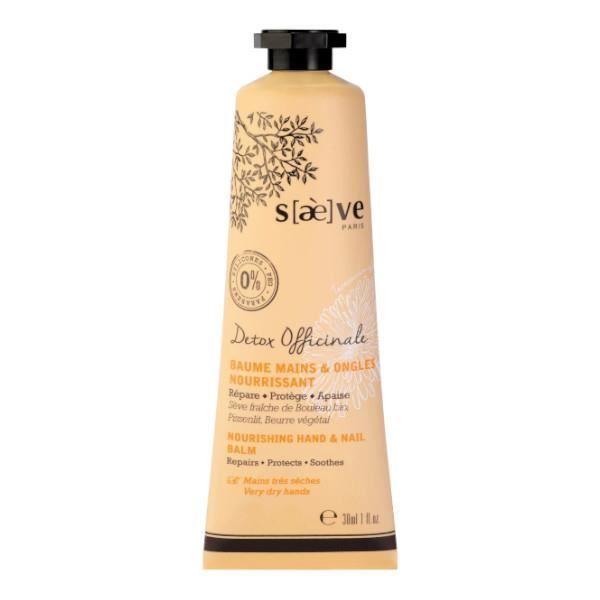 Baume Mains &amp; Ongles - SAEVE - Detox Officinale - Nourrissant - 30ml - Non gras