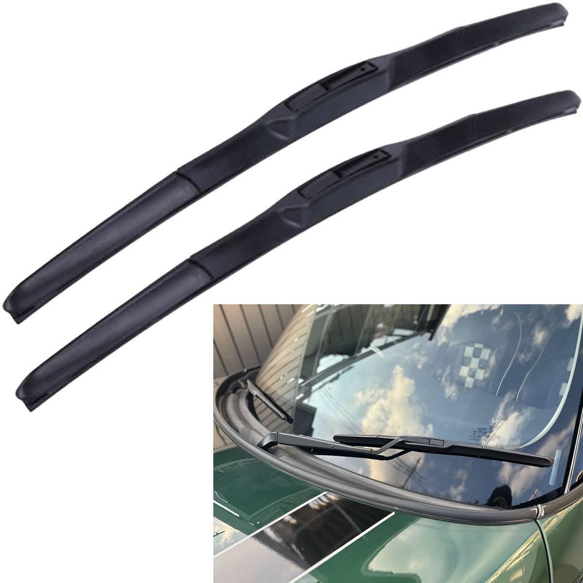 

Комплект из 2 щеток стеклоочистителя AeroBlade для и инструкция от TJK Original Parts (475мм/425мм) BMW/MINI F55, F56, F57, правый руль, заводское соответствие