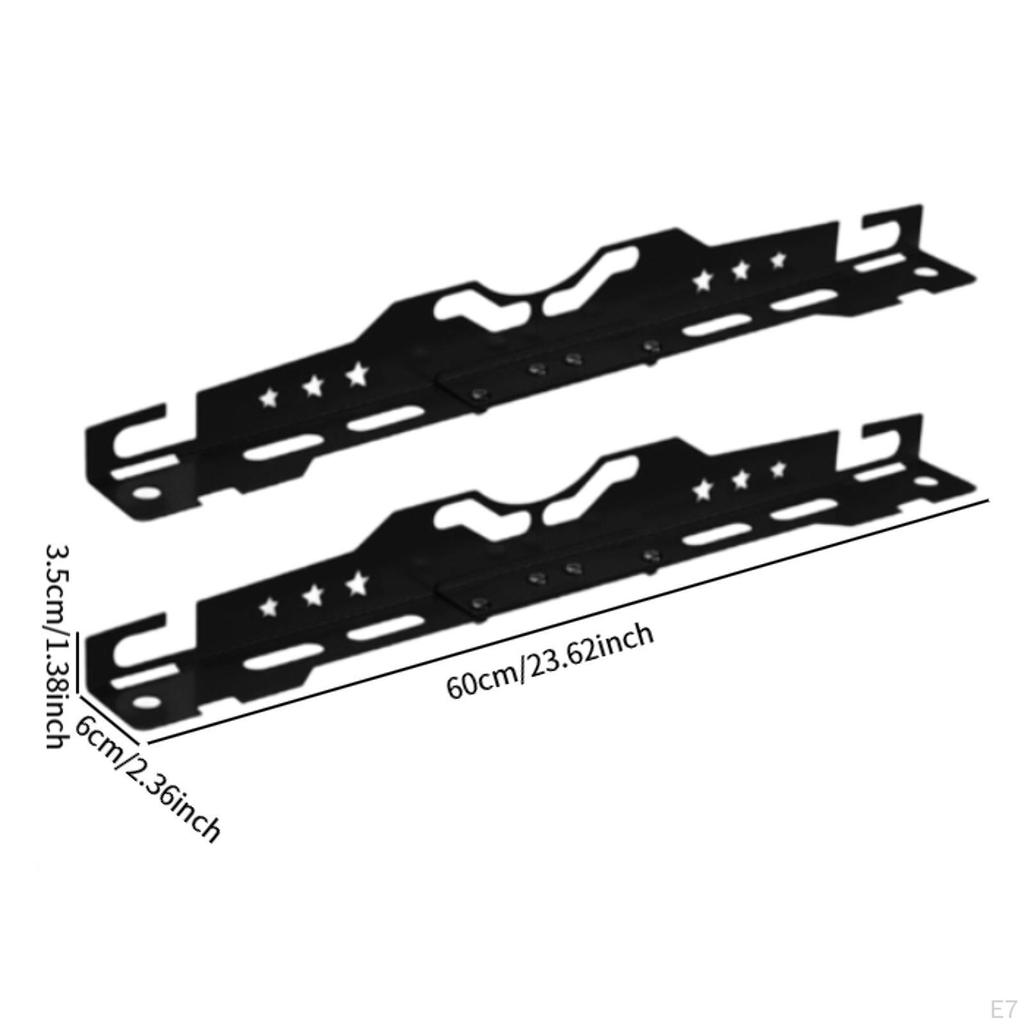 2 stk Kraftige Hjulstillingsverktøy Tåvinkelverktøy Plater Dekkreparasjon Aluminiumslegering for