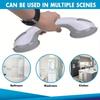 Bathroom Safety Grab Bar with Strong Suction Cup Shower Handle Anti-Slip Grip Support Handrail for Elderly Kids Pregnant Women Bath Assist
