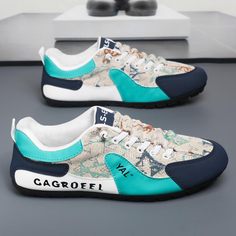 Baotou half-tray shoes men's cloth surface breathable without heel outdoor casual shoes lazy shoes