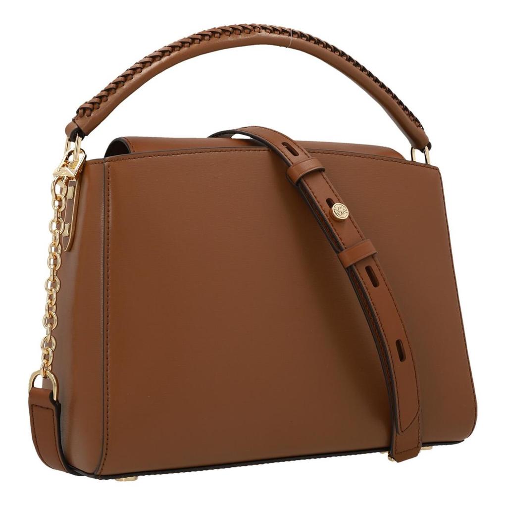 New MICHAEL KORS Karlie Artificial Leather Crossbody Bag, One Shoulder Handbag Medium Women's Brown 30F1GCDS2L-230
