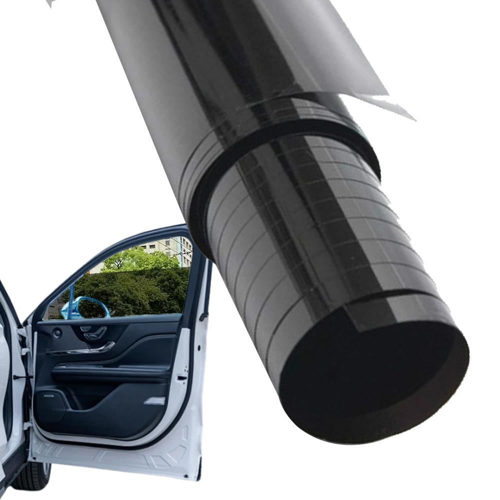 Tönungsfolie für Autos, Hitzeschild, Autofensterfolie, Hitze- und UV-Block und kratzfest, 3 m x 5 m, Autofenster