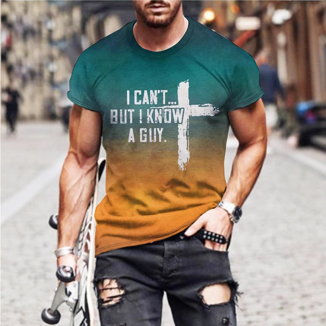 

Summer new men s popular T-shirt 3D letter printing crew neck short sleeve 6XL
