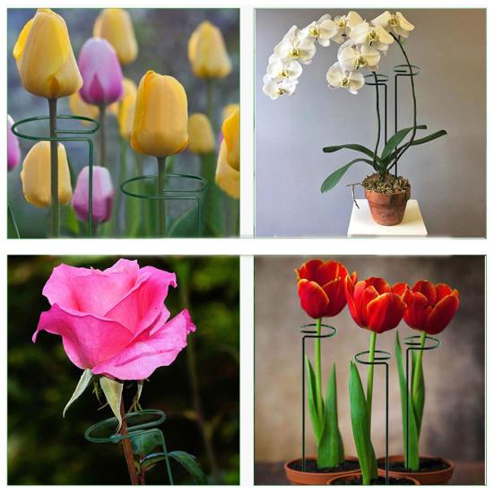Assembled Plant Stand Garden Metal Support Stakes Climbing Plant Trellis Flower Rod for Yard