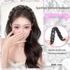 Rhinestone Fishtail Braid Headband Wig for Women's Realistic Hair Volume Increase
