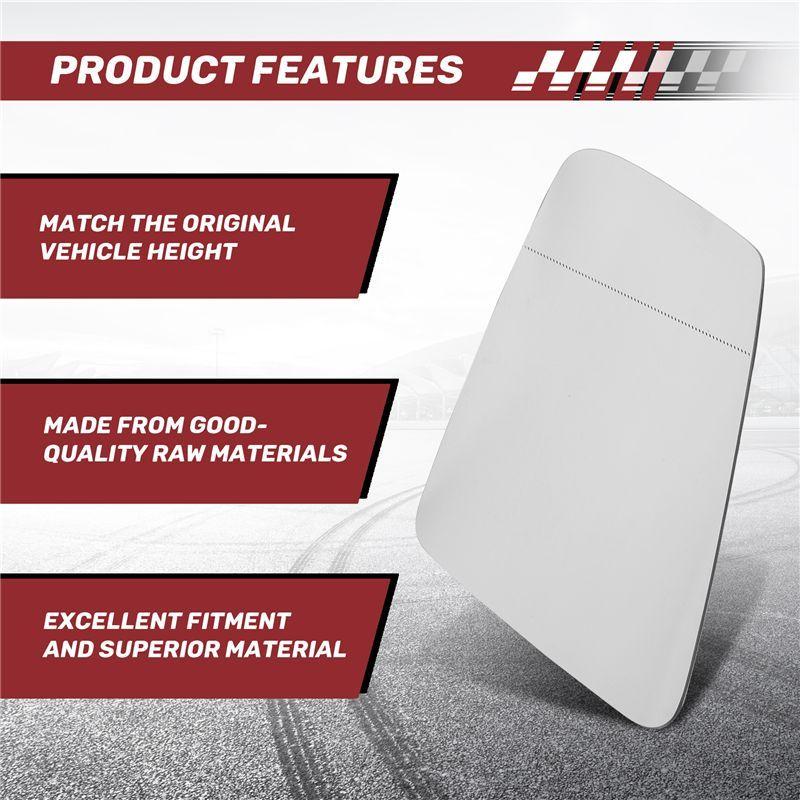 Car Door Side Heated Wing Antifog Heated Rearview Mirror Glass For S/C/E-Class W212 W204 W211(Left)