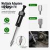 Automotive Grease Fitting Repair Cleaning Tool, Clears Clogged Fittings by Hydraulic Pressure, Heavy Ergonomic Blockage Clearer Duty Zerk Unclogger,