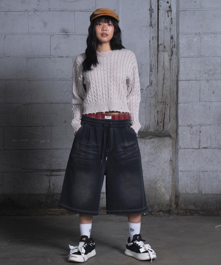 Aejyuttingkeumamaindeu Washed Memory Knit_Beige(W)