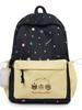 Youthful Star Pattern Shoulder Backpack With Embroidery For School Students