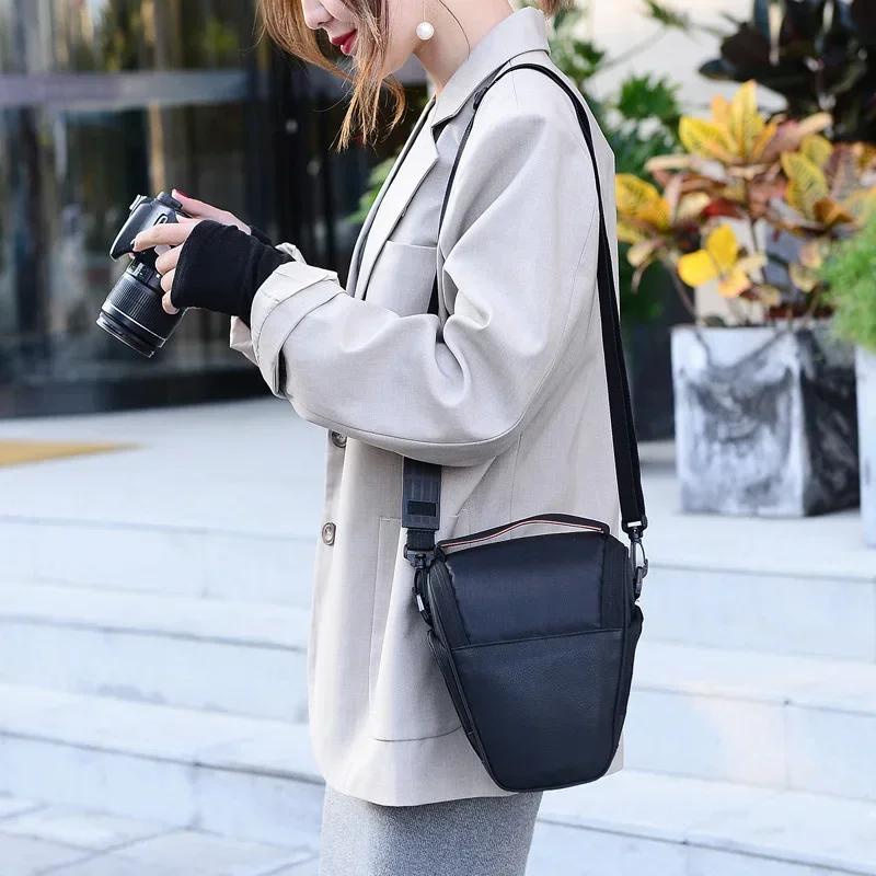Digital Camera Bag Nylon Shoulder Bag Photographic Equipment Bag Waterproof Camera Bag Micro Single for Nikon Canon Nikon