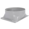Portable Air Conditioner Exhaust Heat Pipe Connector Hose Coupler ABS Round Portable AC Hose Connector