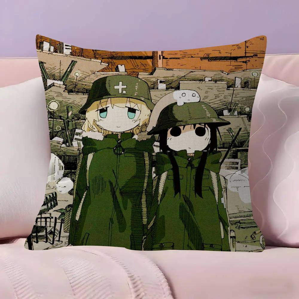 Anime Girls LLast Tour   Personalized Pillow Cover Kids Bedroom Wild Party Decor Pillowcase kid Birthday shower Gift