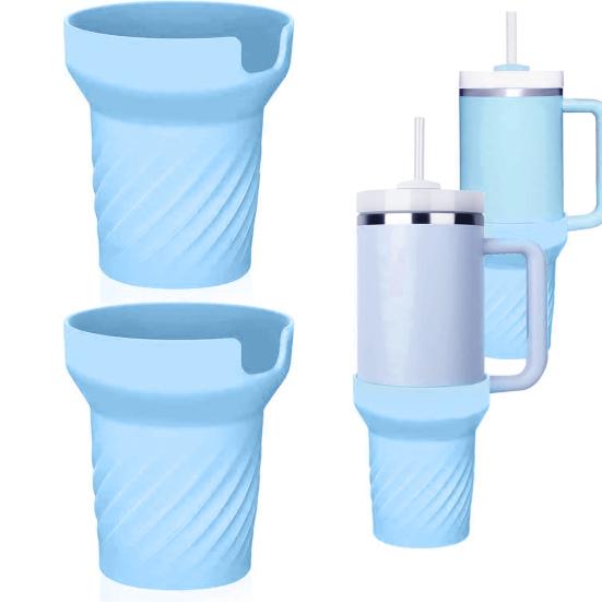 40OZ Tumbler Silicone Boot Anti-slip Noise Reducing Scratch Resistant Travel Water Bottle Cup Bottom Holder Protector Cover Tumbler Accessories