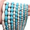 11-55pcs/lot Multiple Size Oval Turquoise Stone Beads Seed Beads Loose Spacer Beads For Jewelry Making DIY Bracelet Necklace