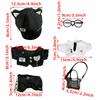 niannyyhouse 20cm Plush Clothes Set for Black Cats Cotton (Hat, Jacket, Shirt, Shorts, Backpack, Glasses, Dress-Up, Doll, Accessories)