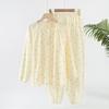 Pajamas Women's Pure Cotton Spring Long-sleeved Trousers Autumn Round Neck Pullover Korean Version Women's New Loungewear