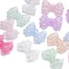 10pcs/lot Big Bowknot Cracked Acrylic Beads Transparent Necklace Loose Spacer Beads For DIY Jewelry Making Bracelet Accessories