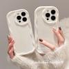 Slim Soft Silicone Phone Case IPhone 16 Pro Max 15 14 13 12 11 XS Full Coverage Anti-Drop Minimalist Cream