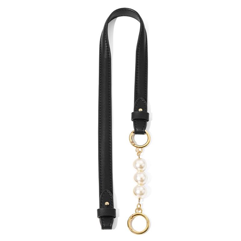 Modified Starry Saddle Bag with Rhinestone Handle & Pearl Chain