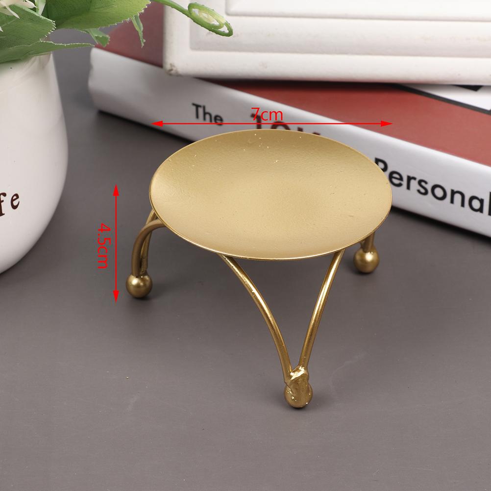 Nordic Gold Iron Art Candlestick Creative Candle Cup Table Decor Candle Holder