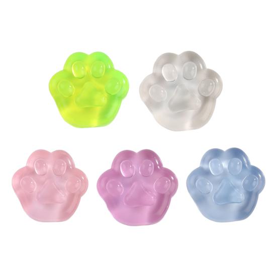 3 ks Průhledná hračka na zmáčknutí kočičí tlapky Odlehčení stresu Transparentní kotěcí hračka Senzorické sevření tlapky pro děti