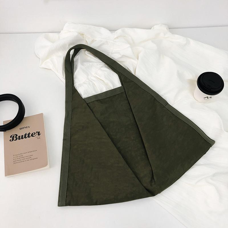 Large capacity lightweight umbrella tote bag women's niche lazy wind nylon handbag casual commuter armpit bag