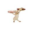 Creative Cat Sand Sculpture Tray: Cartoon Key Storage & Ornament for Living Room or Entrance, Perfect Housewarming Gift