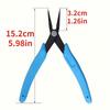 1pc Professional Jewelry Making Pliers Durable Carbon Steel Pliers Heavy-Duty Pointed Tip Anti-Slip Pliers Home Accessories