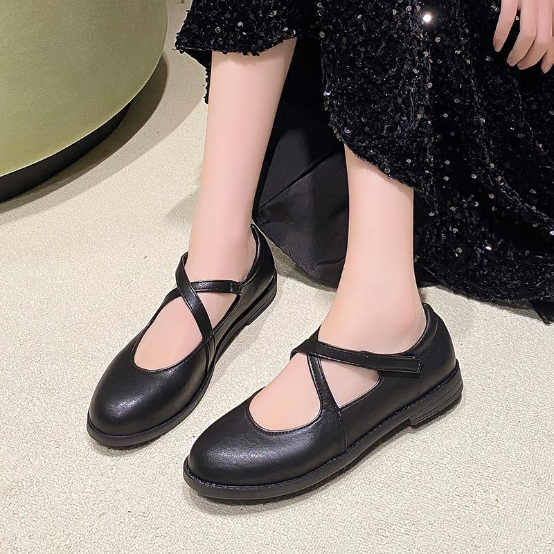

Модные балетки женские туфли Мэри Джейн повседневные спортивные летние сандалии 2025 новые женские лоферы туфли для балета для ходьбы Zapatillas De Mujer 36 чёрный