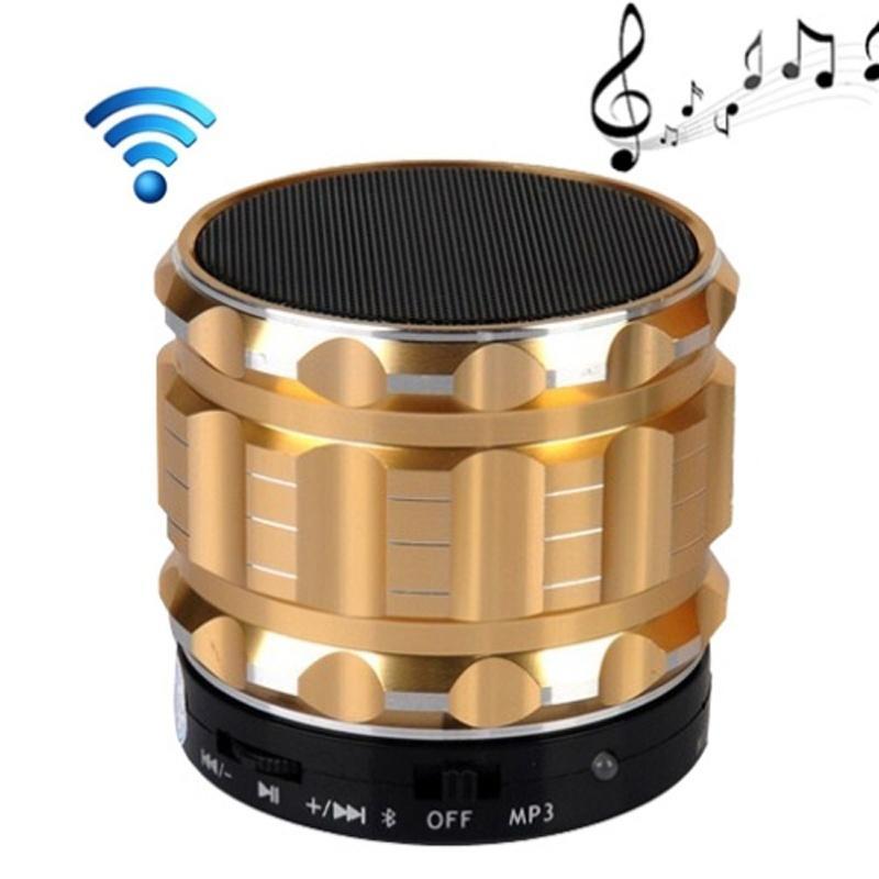 Metal Wireless Bluetooth Speakers With FM Radio Support SD Card Free For Phone Tablets PC