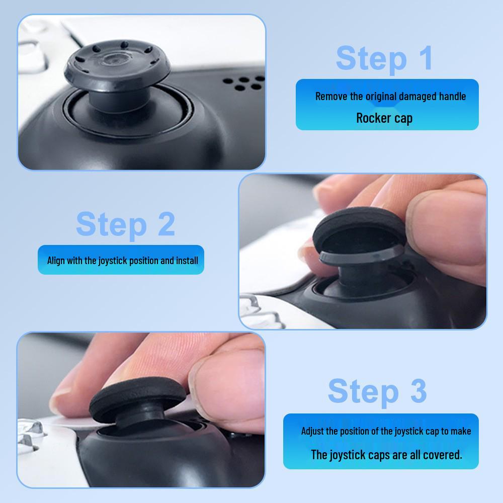 PS5/PS4 Controller Joystick Sun-Pattern Repair Caps