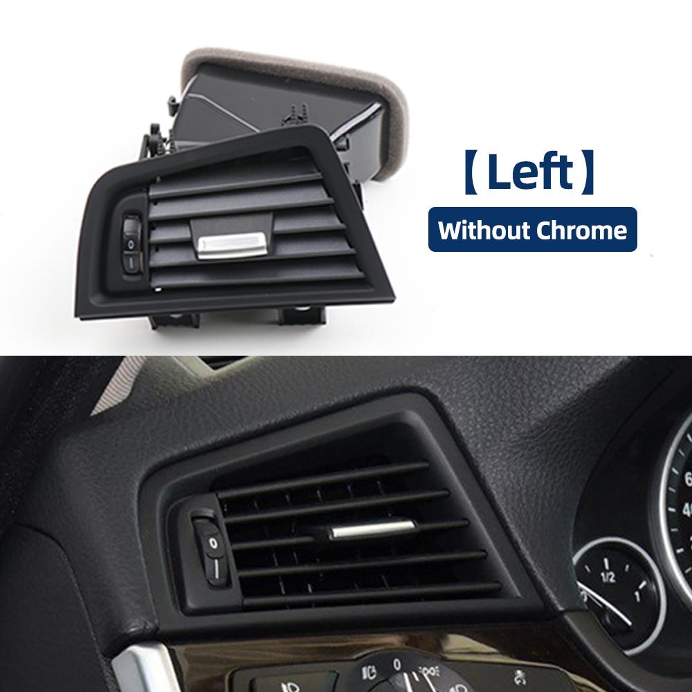 Car Front Rear Air Conditioning Chromed AC Vent Grille Outlet Cover Panel For BMW 5 Series F10 F18 2010-2017