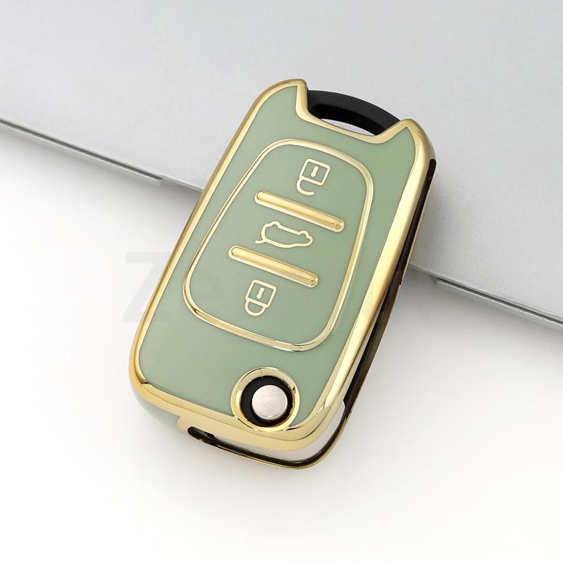 For Hyundai Veracruz Veloster I20 I30 Elantra Azera Tpu Car Key Case Cover For Kia Rio K7 K5 Sportage Sorento Keychain Protector