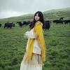Kawanishi Yunnan Ethnic Yellow Shawl Cape Women's Outerwear