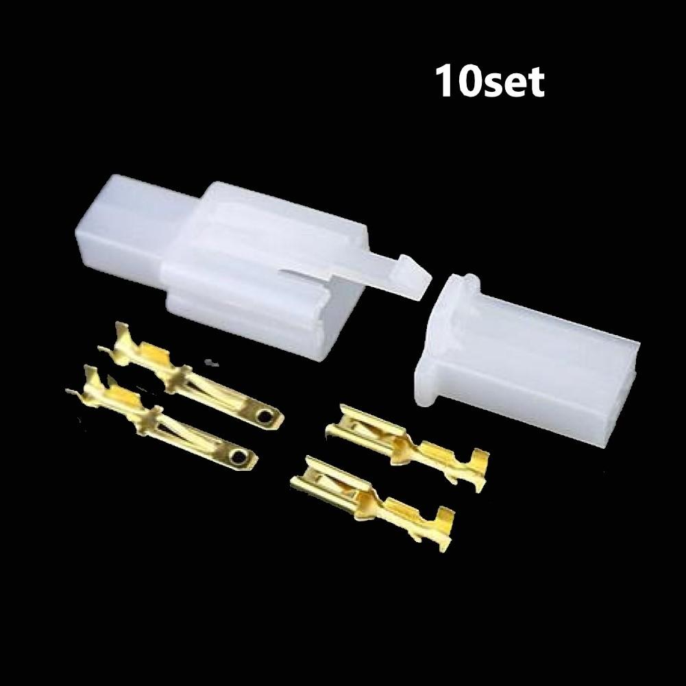 Secure Wiring Connection 2 8mm Male and Female Car Connector Set 10 Packs