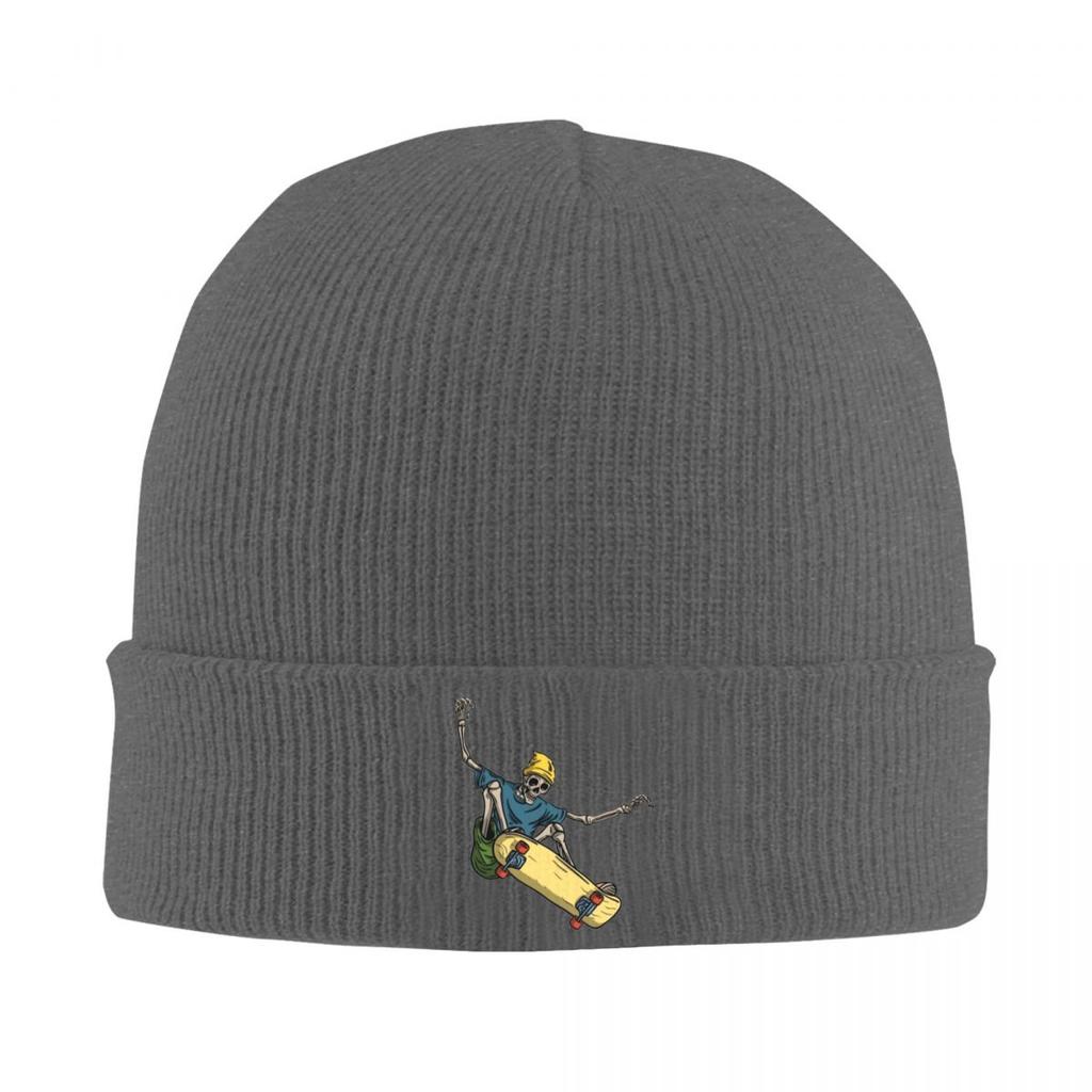 Cool Skeleton Skateboard Warm Knitted Cap Winter Knit Bonnet Hat Skullies Beanies Hip Hop Caps for Unisex