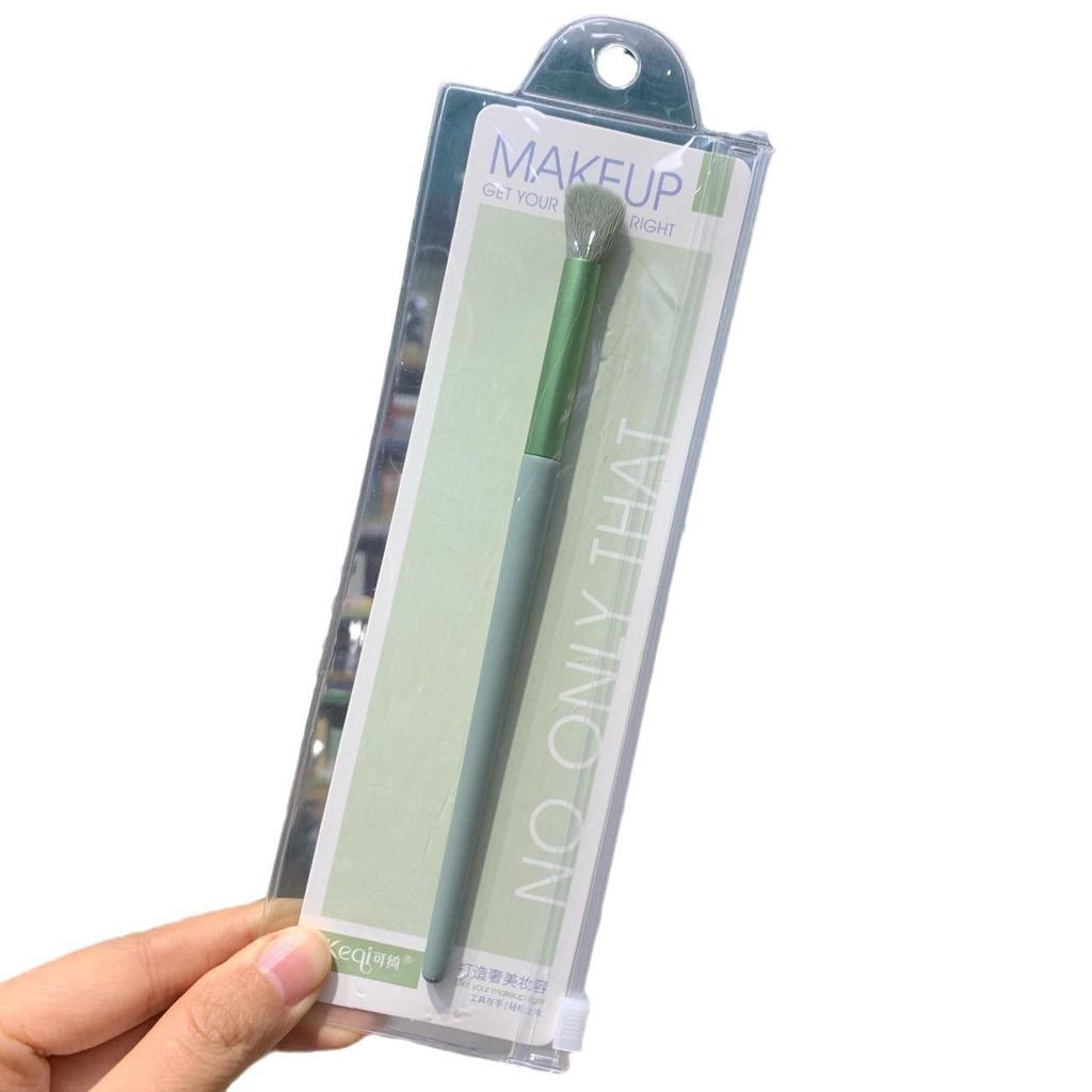 Keqi~Retractable Portable Makeup Brush Set: Highlight, Loose Powder, Eyebrow, Eyeshadow, Eyelash, Lip, and Blush Brushes.