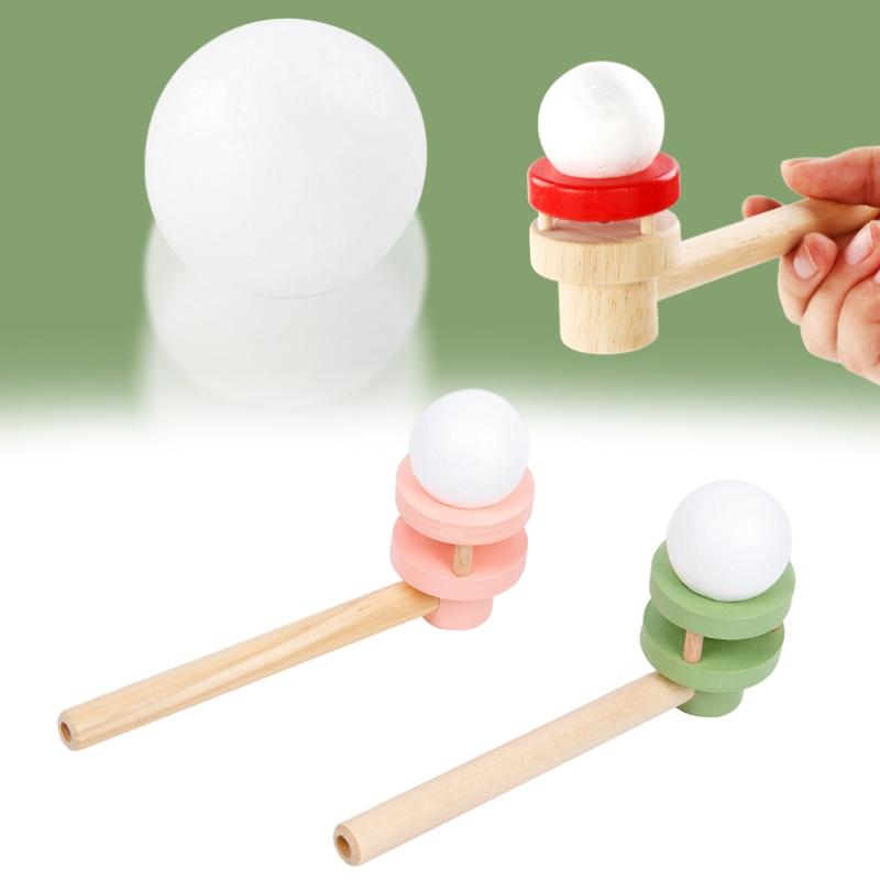 Juguete de Madera Colgante de Bola Soplada Para Jardín de Infancia y Educación Primaria Juego de Rompecabezas Interactivo Padre-Hijo