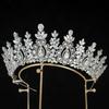 Hot Sale Yiwu Market Bridal Crown Zircon Diamond Hair Accessories Wreaths & Tiaras for Wedding Bride & Girl Direct from China