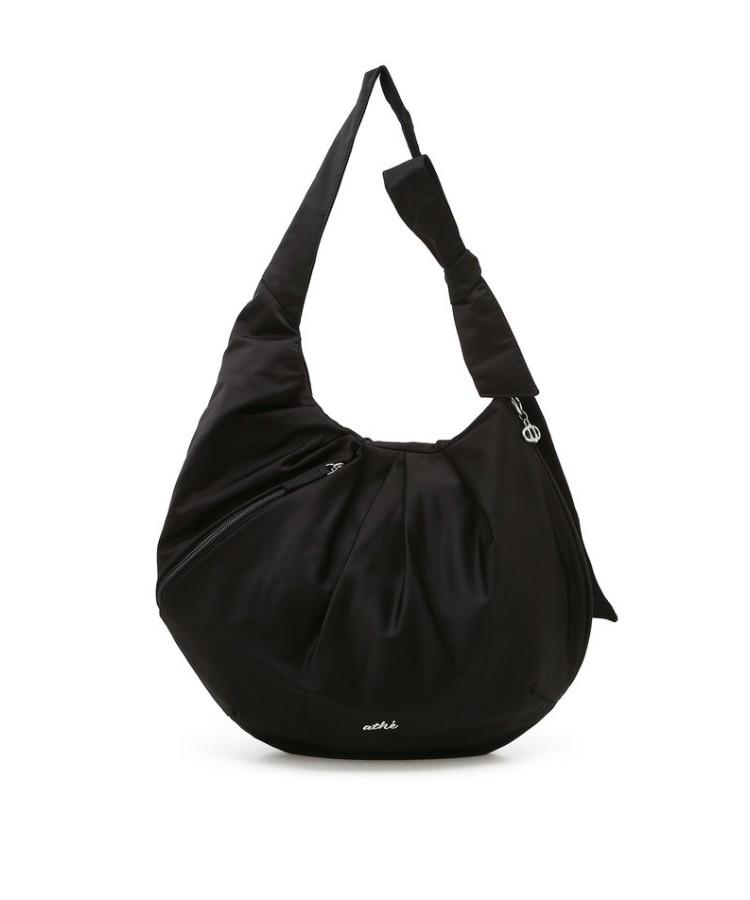 Athe Vanessabruno Black Drape Shoulder Bag Aaba6F980Bk