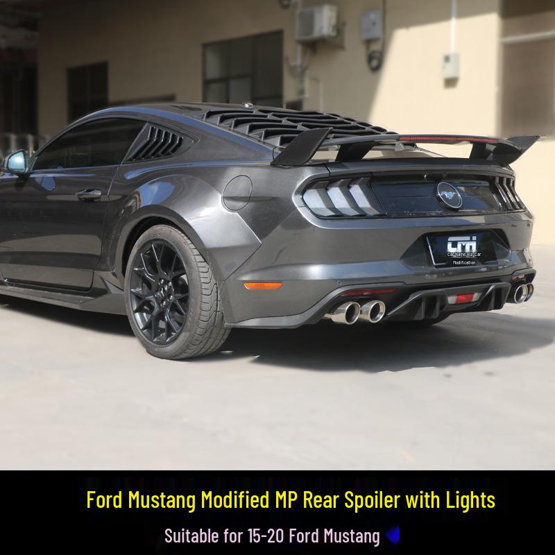 15-23 Ford Mustang Flowing Water Trunk Spoiler Modification.