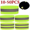 Reflective Arm Bands for Safety Elastic Armband Wristband Ankle Leg Straps Safety Reflector Tape for Night Walking Cycling